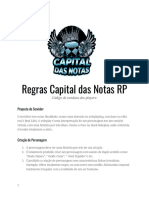 Regras Capital Das Notas RP: Proposta Do Servidor