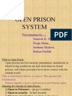 Open Prison System in India