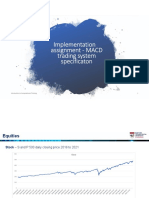 Implementation of MACD Trend Reversal Trading System - Specification 2023