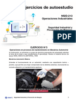 NSID-213 Operaciones Industriales: Seguridad Industrial y Prevención de Riesgos Semestre II