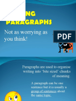 ppt writing paragraph
