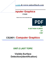 Computer Graphics: BY N.Sathish Kumar AP CSE