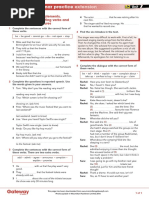 B2 UNIT 7 Extra Grammar Practice Extension