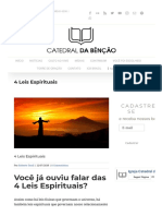 Você Já Ouviu Falar Das 4 Leis Espirituais - Descubra Agora - ICB