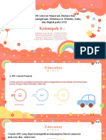 Kelompok 6:: APE Literasi Numerasi, Budaya Dan Kewarganegaraan, Membaca & Menulis, Sains, Dan Digital Pada AUD