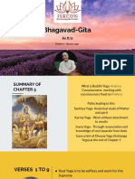 Presentation of Bhagavad-Gita CH 6