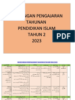 Rancangan Pengajaran Tahunan Pendidikan Islam Tahun 2 2023