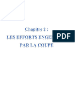 Chapitre 2-LES EFFORTS ENGENDRES PAR LA COUPE