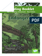 Reading Booklet: Endangered