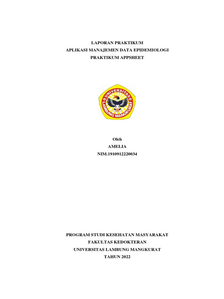 Contoh Aplikasi Manajemen Data AppSheet | PDF