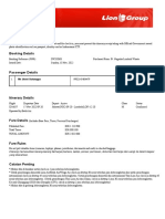 Eticket Itinerary / Receipt: MR Jhoni Sutangga