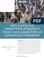 Why a data and analytics strategy today gives marketers an advantage tomorrow