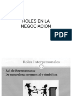 TALLER ROLES EN LA NEGOCIACION