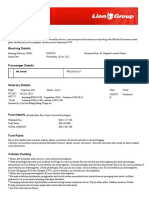 Eticket Itinerary / Receipt: MR Sarudi