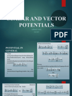Scalar and Vector Potentials: Ahmad Zaki 2002097