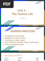 Unit 2 - The Techno Life