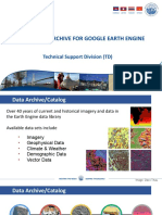 Explore Data Archive For Google Earth Engine: Technical Support Division (TD)