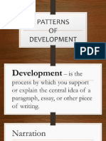 Patters of Development