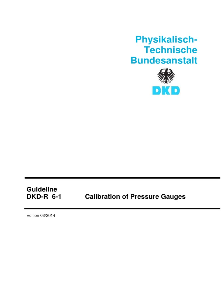 PRESSURE GAUGE DKDR 61 2016 Englisch PDF Calibration