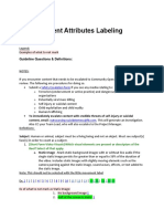 Reels Content Attributes Labeling: Guideline Questions & Definitions