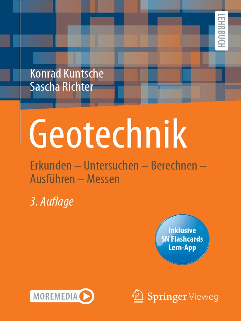 Geotechnik: Konrad Kuntsche Sascha Richter