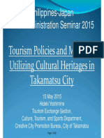 Takamatsu City Tourism Policy Leveraging Cultural Heritage