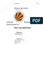 Lovely Profession University: Software Requirement Specification For What's App Application