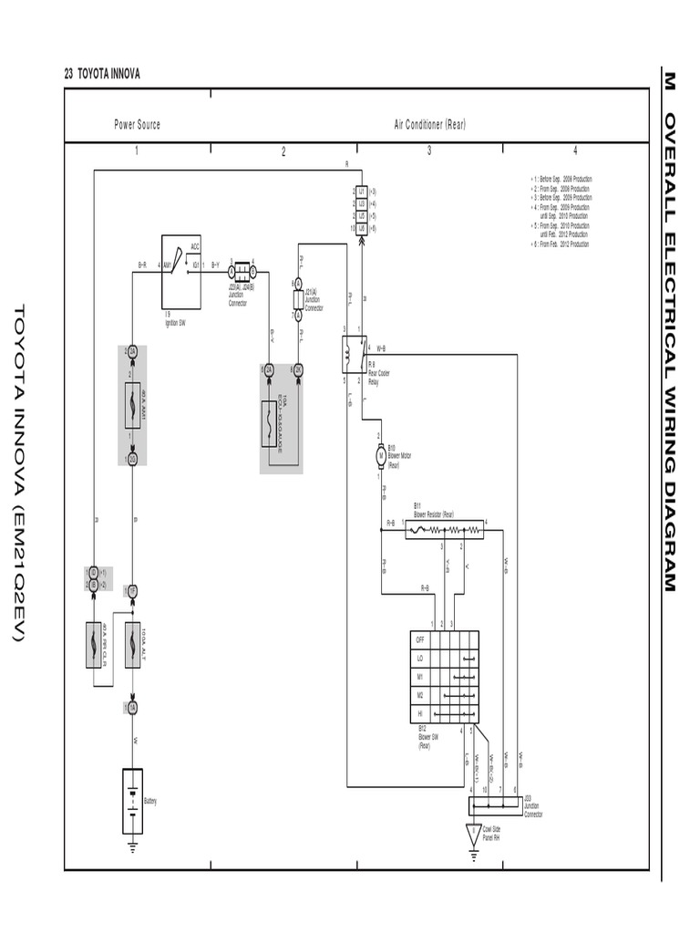 23 Toyota Innova Air Conditioner (Rear) Power Source PDF