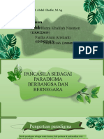 Pancasila Sebagai Paradigma Berbangsa Dan Bernegara