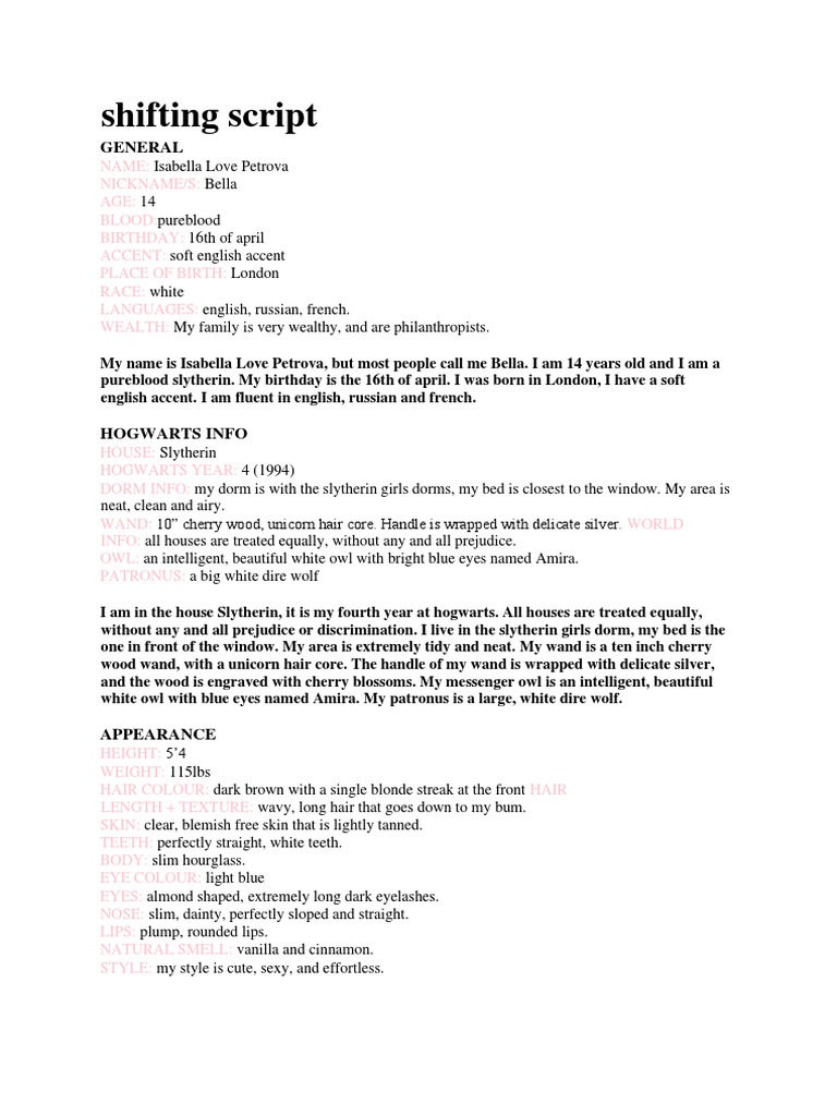 Shifting Script | PDF