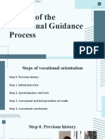 Phases of The Vocational Guidance Process