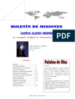 Boletín de Misiones 29-08-2011 Alianza Misionera