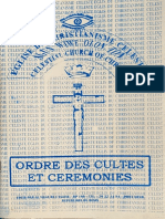 Ordre des cultes et des ceremonies st siege porto novo