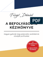 A Befolyásolás Kézikönyve Forgó Dániel Ebook