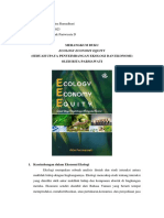 Rangkuman Ecology, Economy, Equity (Sebuah Upaya Penyeimbangan Ekologi Dan Ekonomi)