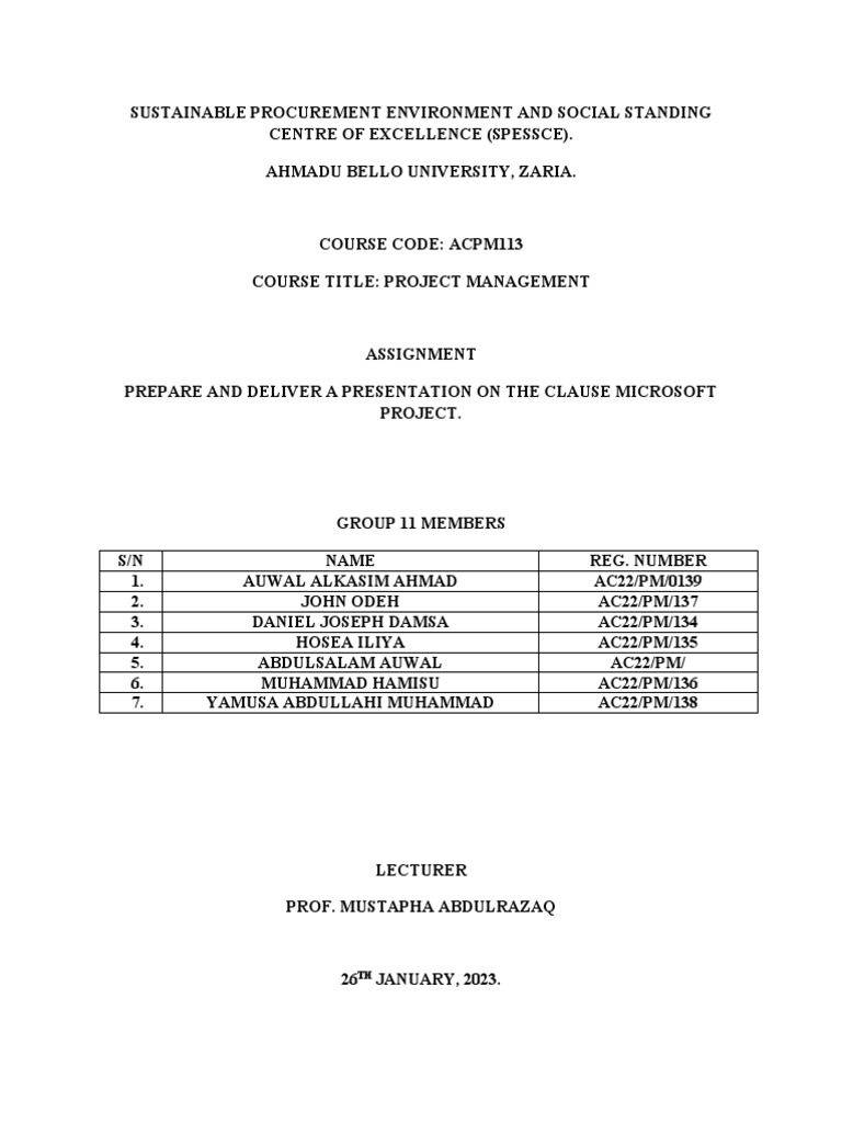 Ms project pdf microsoft project management