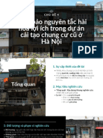 đảm bảo nguyên tắc hài hoà lợi ích trong dự án cải tạo chung cư cũ ở Hà Nội