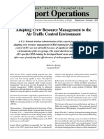 Airport Operations: Adapting Crew Resource Management To The Air Traffic Control Environment
