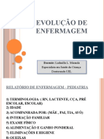 Aula+10 +Evolução+de+Enfermagem