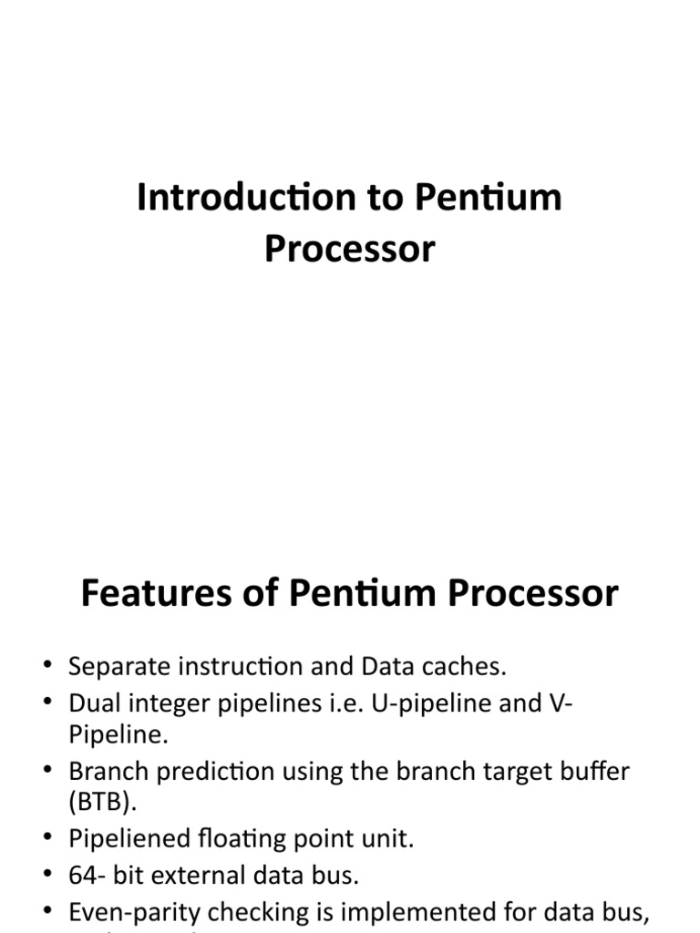Module 5 Pentium Processors Final PDF Cpu Cache Central