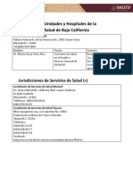 Directorio de Unidades y Hospitales de La Secretaría de Salud de Baja California