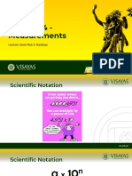 Lesson 1.4 - Measurements in Scientific Notation and SI Units