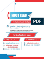 For Non Academic Issues: Whatsapp or Sms At: +91-7595058006