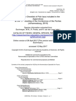 Taxonomic Checklist of Fish Taxa Included in The Appendices at The 17 Meeting of The Conference of The Parties (Johannesburg, 2016)