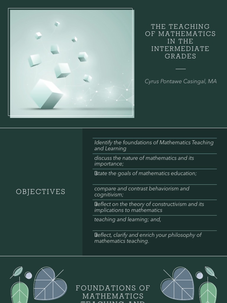 Teaching Mathematics in Intermediate Grades | PDF | Mathematics | Thought