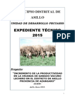 Incremento de la productividad ganadera lechera en Asillo