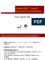 MA111 - Cursão 2023 - Turma B Plano de Desenvolvimento Da Disciplina