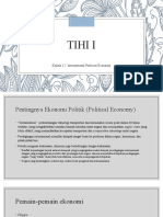 Tihi I: Kuliah 12: International Political Economy