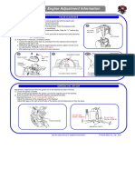 Engine Adjustment Information: Valve Clearance