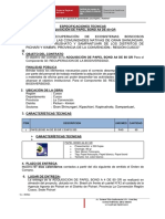 Adquisición papel bond proyecto recuperación ecosistemas